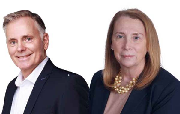 Bernhard S&uuml;rth, Managing Director Dymax Europe and Virginia Hogan, Global Business Development Senior Manager at Dymax Corporation